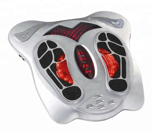 

health protection instrument electric foot massage machine with electrode paster infrared tens ems foot massager7471458