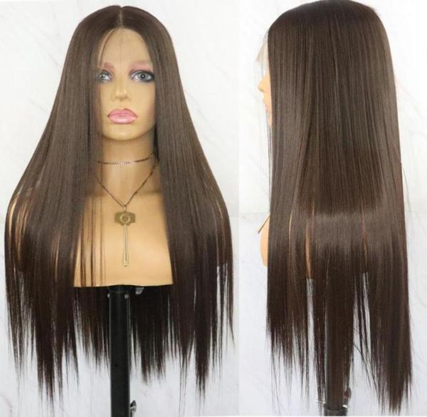 

synthetic wigs beautiful diary silky straight gluesless 13x4inch futura hair 4 heat resistant lace front for black women4607594