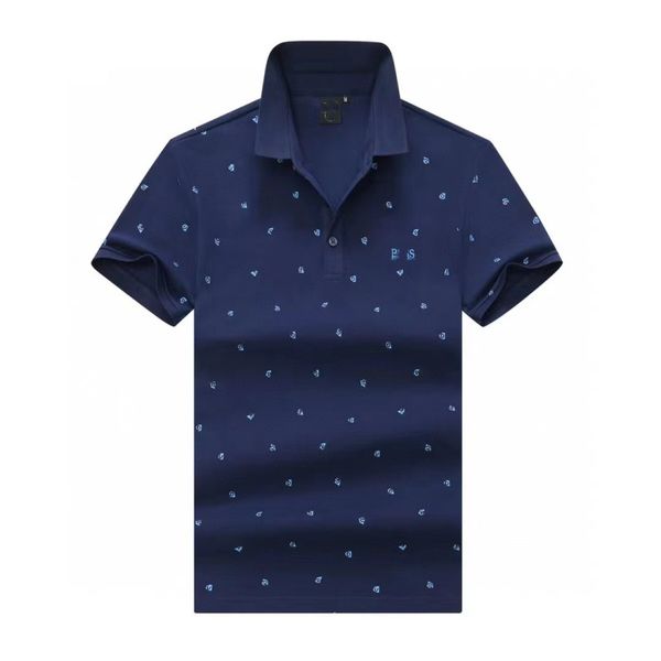 

2023 designer t shirts mens bosss polo men clothes turnn-down collar breathable fashion embroidery slim fit asian size m-xxxl tshirt luxury, White;black
