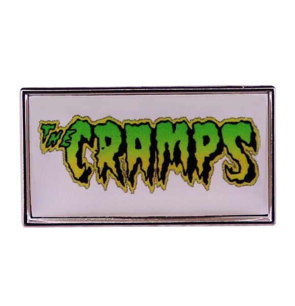 

the crrramps logo enamel pin band logo badge music jewelry09159625, Blue