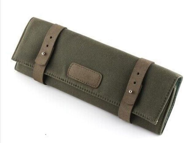 

watch boxes cases canvas nylon oil wax watch pouch bag tools watch case holder organizer portable military watches jewelry display5191730, Black;blue