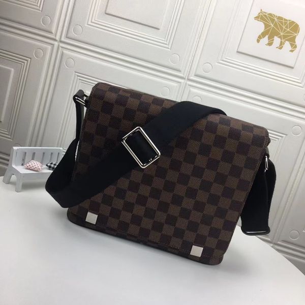 

men's bag flip shoulder bag european and american fashion men's cross body bag horizontal casual computer briefcase men's lat