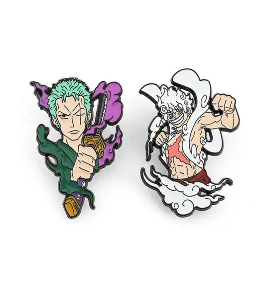 

one piece brooch animation surrounding cos road one piece enamel badge accessories4333457, Blue