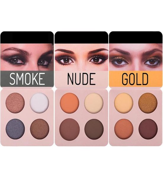 

hobbylane 4 colors longlasting eye palette fashion shiny eye shadow disc8170967