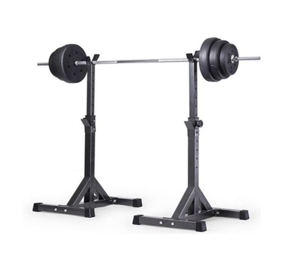 

new2pcs adjustable rack standard solid steel squat stands barbell8567218