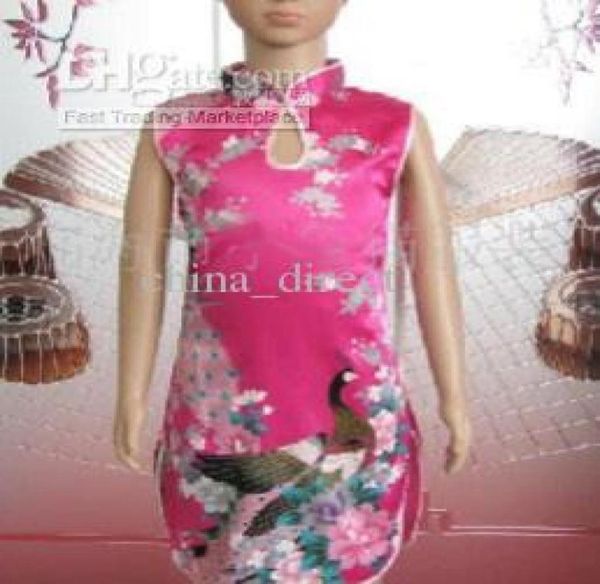 

traditional peacock evening dress cheongsam party prom qipao gown dress mixed 50 pcslot 25204268361, Red;yellow