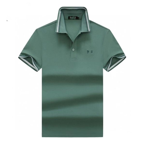 

bos summer polo shirts for men cotton luxury classic breathability tennis business casual short sleeve sportswear s xxxl mans slim fit mens, White;black