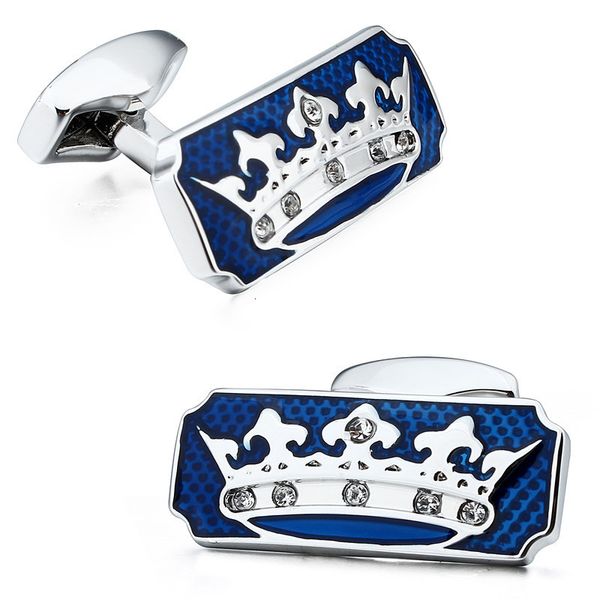 

cuff links hawson crown cufflinks fashion men's shirt cuff links for wedding party occasion 230701, Silver