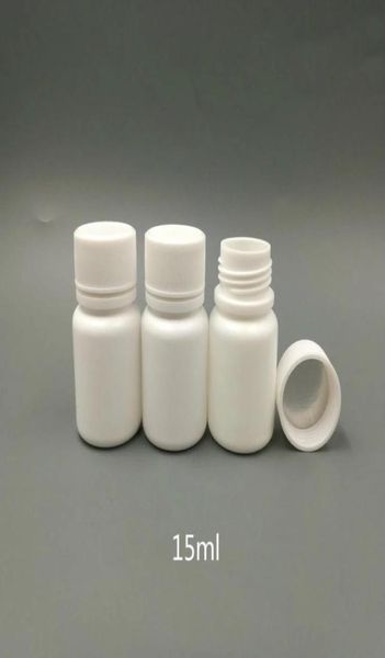 

100pcs 15ml 15g 15cc hdpe white plastic pill bottles small plastic medicine pill bottles with screw cap seal4289793