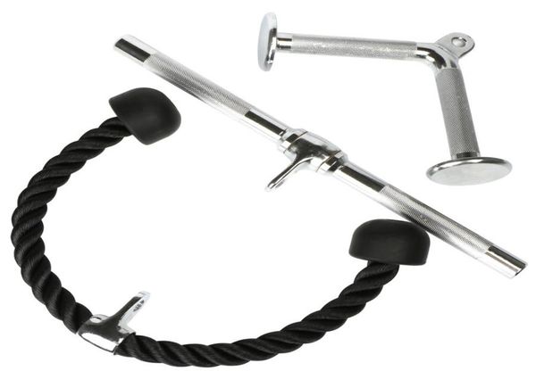 

tricep lat rope straight bar v shape barbell cable attachment1070421
