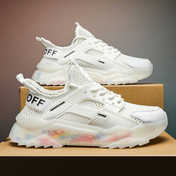 

mens breathable sports mesh sneakers casual running shoes black white trainers