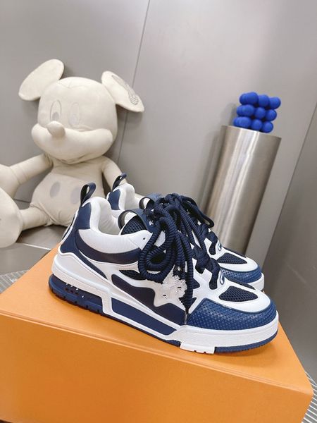 

designer sneakers casual shoes men women vintage daddy sneaker brand lady runner trainers multicolor platform shoe 0629, Black