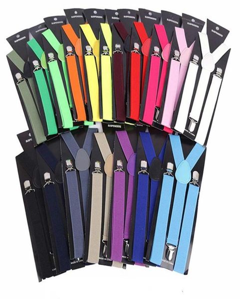 

25 cm suspender belt vintage men suspender shirt stay fashion solid color braces casual 3 clips british style accessories 1621392, Black