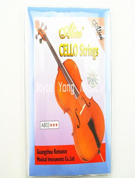 

alice a803 steel core nickel silver wound cello strings set of 4 strings wholes8172994