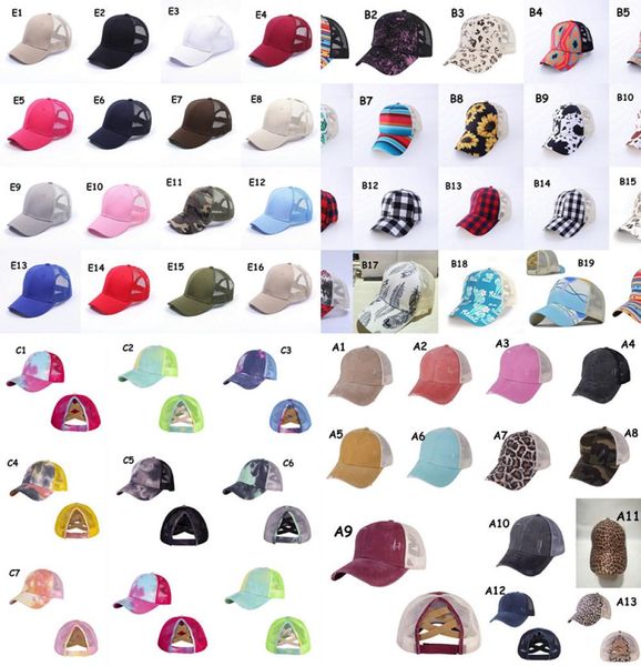 

ponytail cap sun visor messy bun hats cotton patchwork snapback ball summer hip hop perform diy baseball outdoor hat5802645, Yellow