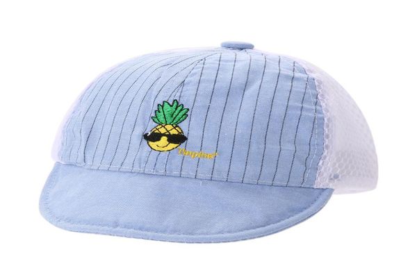 

baby hat boys girls summer cap kids summer peaked cap mesh hat baby adjustable summer hat breathe and soft drop 8236195, Yellow