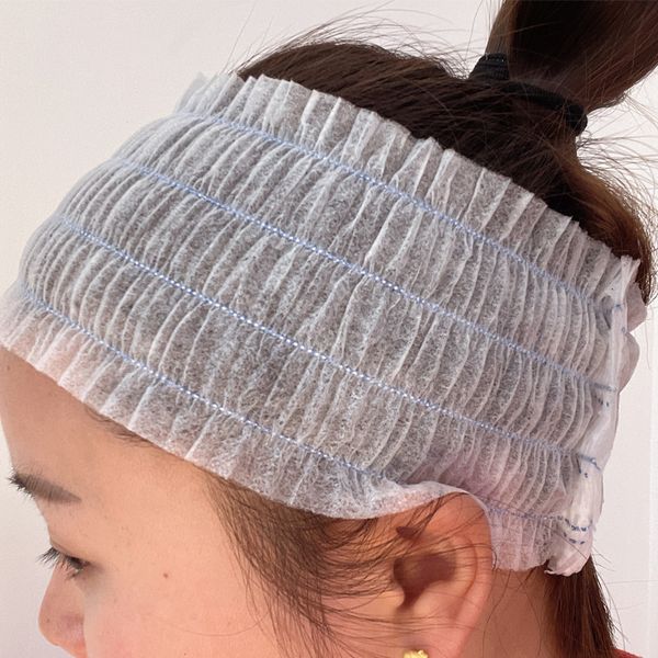 

false eyelashes 10 20 100pcs disposable headbands elastic non woven grafting spa hair salon bathroom supplies lashes accessories 230701