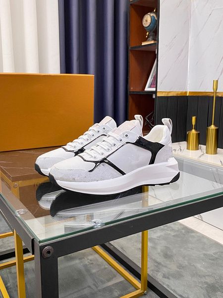 

casual shoes women travel leather lace-up sneaker cowhide fashion lady flat designer running trainers letters woman shoe 0629, Black