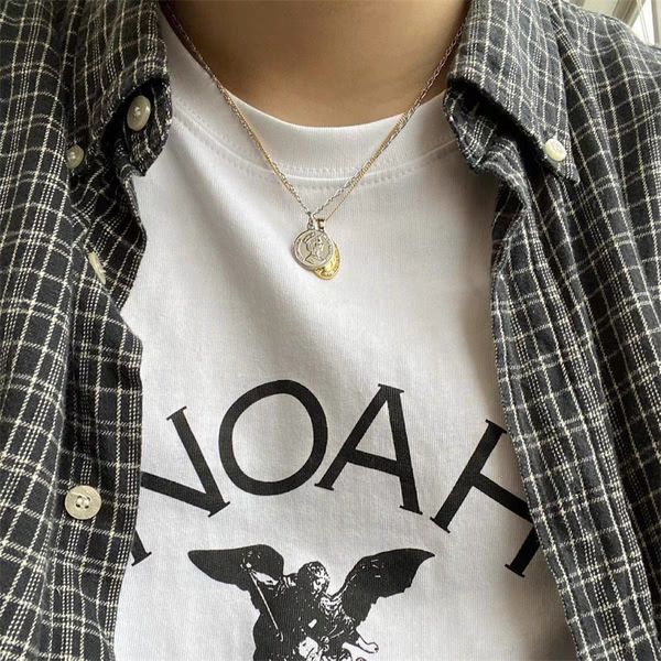 

2023ss new summer tees 100% cotton 1 short sleeved t-shirt for men and women, Black;brown