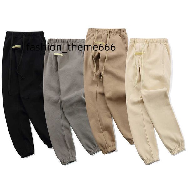 

men's pants sweatpants pant joggers hombres mens designer tracksuit pants fog loose elastic waist letter jogging sweat clothing, Black