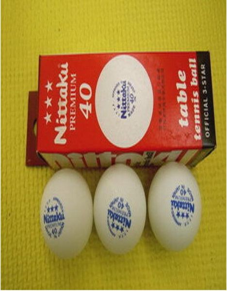 

nittaku table tennis ball 3 star ball 40mm ping pong balls color only white 6 pieceslot1098599