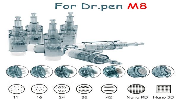 

25pcs replacement micro needle cartridge 1116243642nano pin for auto electric dr pen derma pen m8 mts skin rejuvenation6877528