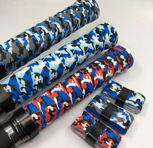 

new camouflage pu dry feel tennis overgrip perfume badminton racket overgrip skidproof fishing rod grip 5 colors7790928, Yellow;black