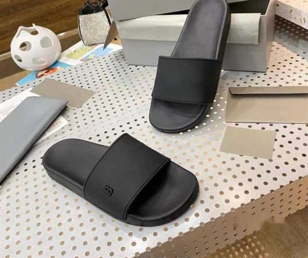 

2023-classic paris slipper fashion slide sandals slippers for wom, Black