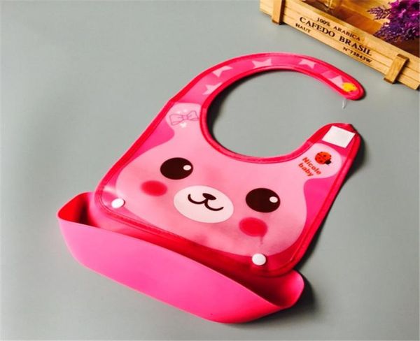 

baby bibs kids girls boys waterproof silicone bib cute animals meals pocket bibs newborn saliva towel8935319
