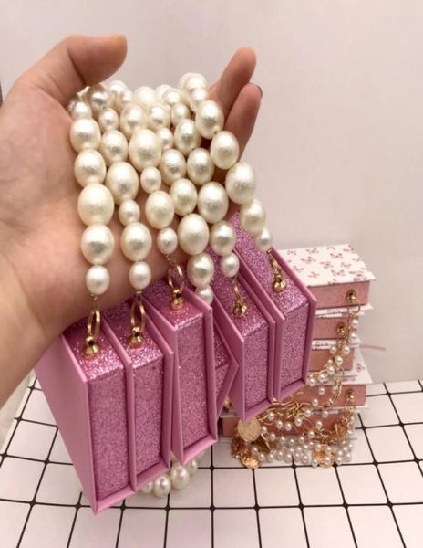 

whole eyelashes cases empty chain lash box for 8mm30mm dramatic strip mink eyelash customized logo packaging false eye lashes3093044