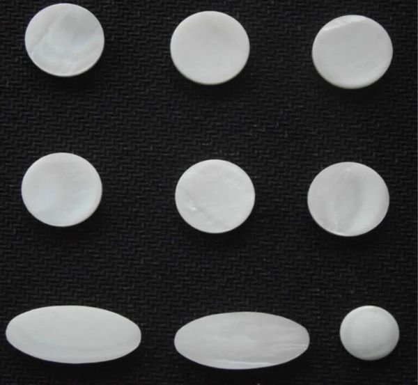 

saxophone real mica of pearl key buttons inlays01234561389132