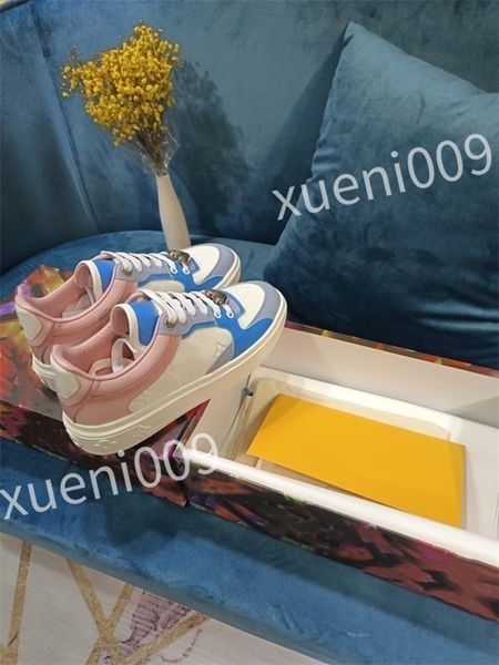 

luxurys mens sneakers bread shoes fashion trend classic floral designer casual versatile womens outdoor walking dc220502, Black