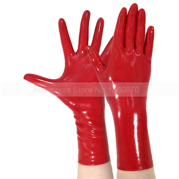

set latex short gloves la033ahkd230703, Black;white