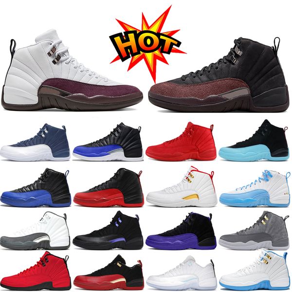 

jumpman 12 men basketball shoes 12s black taxi stealth muslin hyper royal playoffs flu game university gold mens trainers sports sneakers us