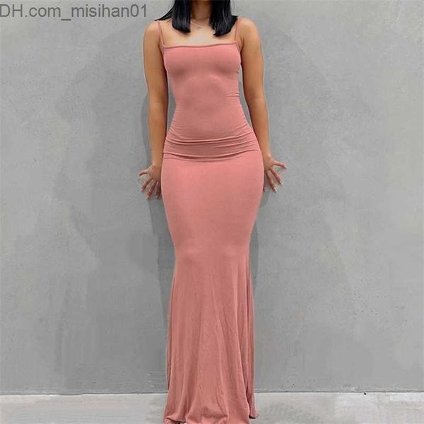 

casual dresses satin slip sleeveless backless maxi dress women y2k summer bodycon elegant outfits ladies birthday party club sundress 220531, Black;gray