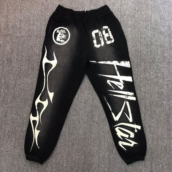

pants mens designers men pantsl hellstar studios black flare pants sweatpants men jogger fashion hip hop casual pants