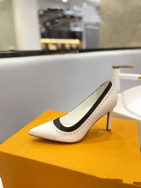 

luxury designer dress shoes women's luis high heels new sandals designer fashion formal vuttonity dress elegant temperament lz021, Black