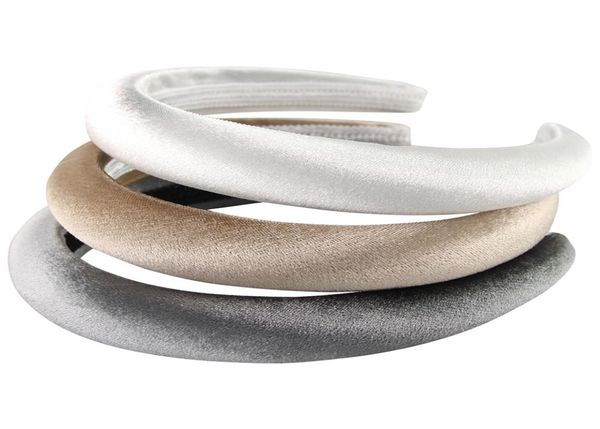 

thick sponge velvet hairbands headbands for women girls head bands headwear fashion hair bands accessories drop 6554949, Slivery;white
