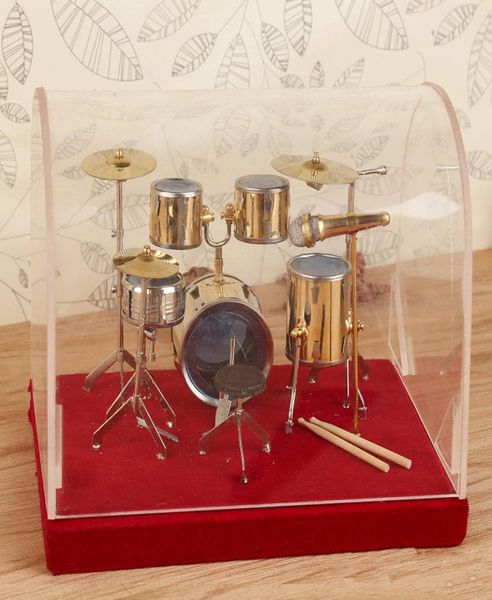 

mini drum model copper decoration home mould decoration musical decoration miniature drum set collectible9995113