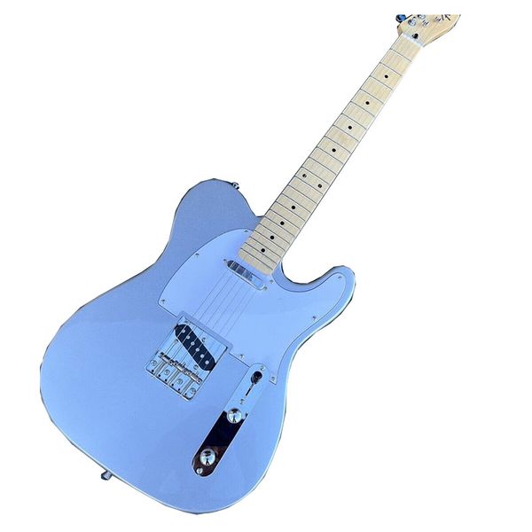

factory customization new silver white metallic paint electric guitar