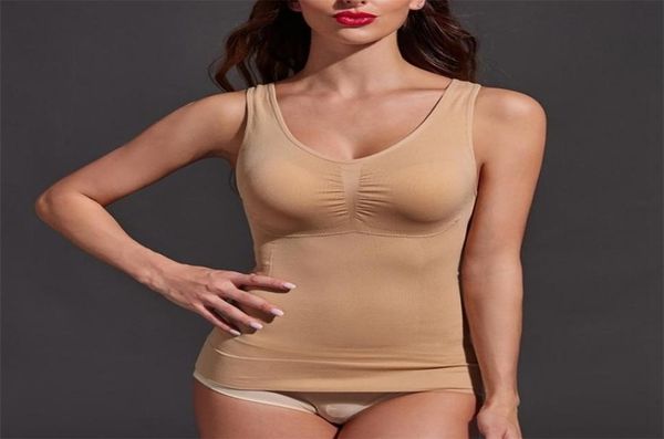 

women slim up lift bra shaper body shaping camisole corset waist slimming super thin seamless tank drop 2202182917546