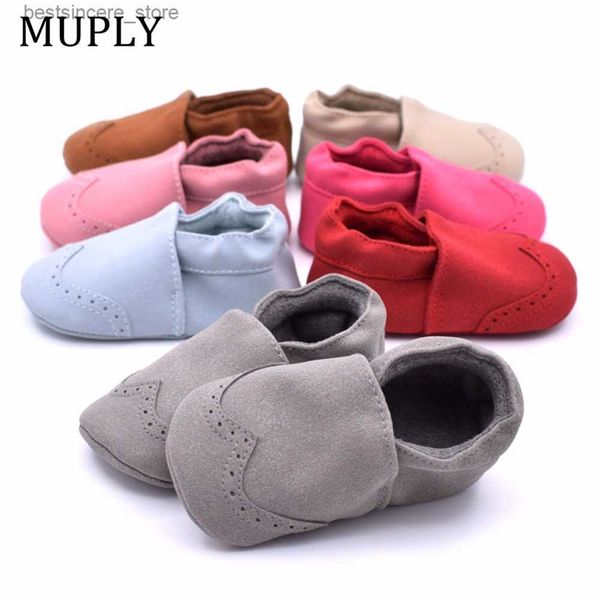 

nubuck leather baby shoes infant toddler baby girl boy soft sole first walker baby moccasins kid's shoes for 0-18m l230522