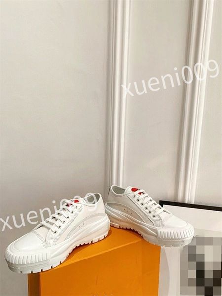 

2023 designer casual shoes women sneakers rubber trainers genuine leather sneaker multicolor lace-up skate shoes size 35-41 dc220518, Black