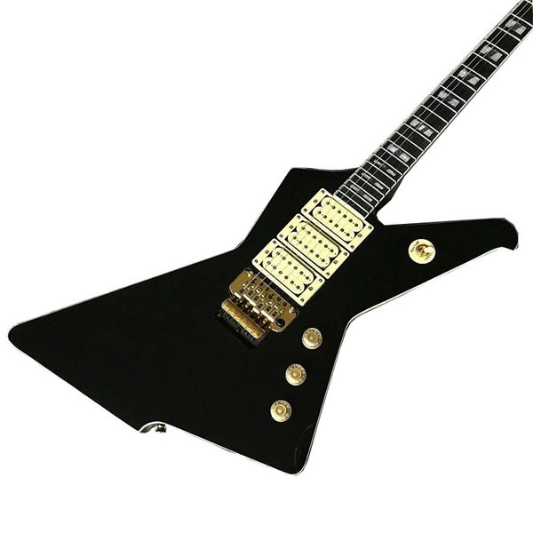 

custom high gloss tremolo system black destroyer duplex electric guitar