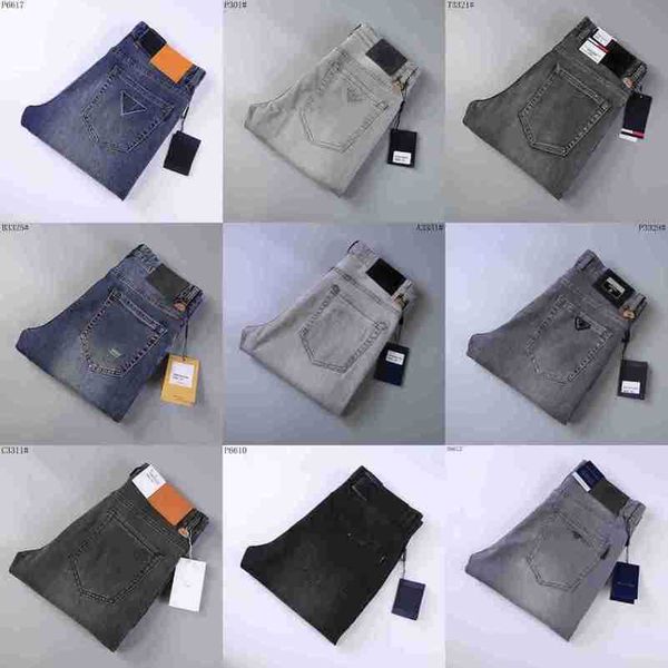 

men's jeans casual pants luxury designer brand high street straight jean mens blue jeans washed big hole zipper biker pants black pant