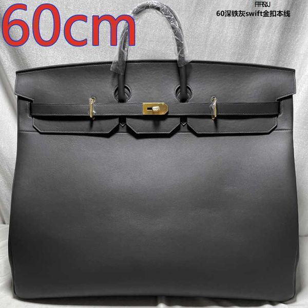 

designer bags hac60 handbags h ermes customized limited edition 60cm bag hac large travel capacity leather domineering mens have logo frj fr