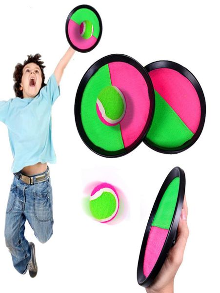 

1 set kids sucker sticky ball toy outdoor sports catch ball game set throw and catch parentchild interactive outdoor toys 1238302414