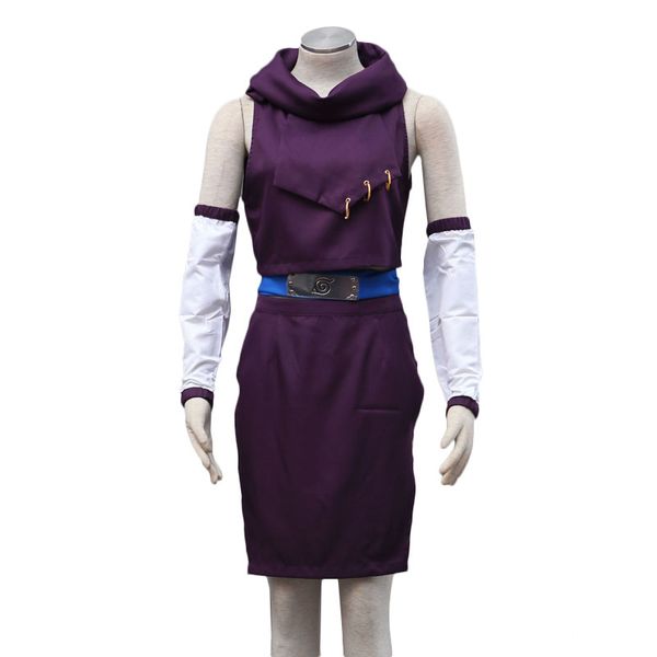 

anime women yamanaka ino cosplay costumes dress halloween party suit, Black;red