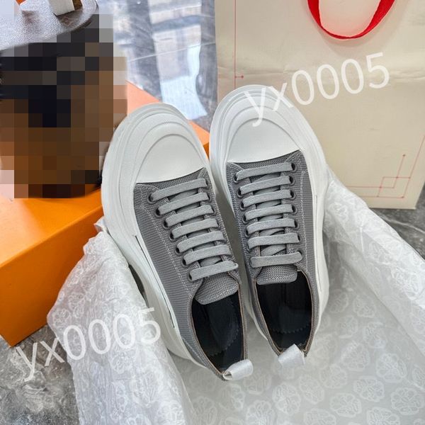 

new luxurys designer flat sneaker trainer casual shoes denim canvas leather white letter fashion platform mens womens low sneakers 35-46 xsd, Black