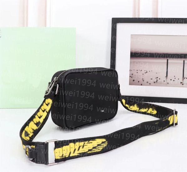 

23123 shoulder bag mobile phone package brand mini men off yellow 2023ss canvas belt high white chest bag multi purpose satchel shoulderr ba